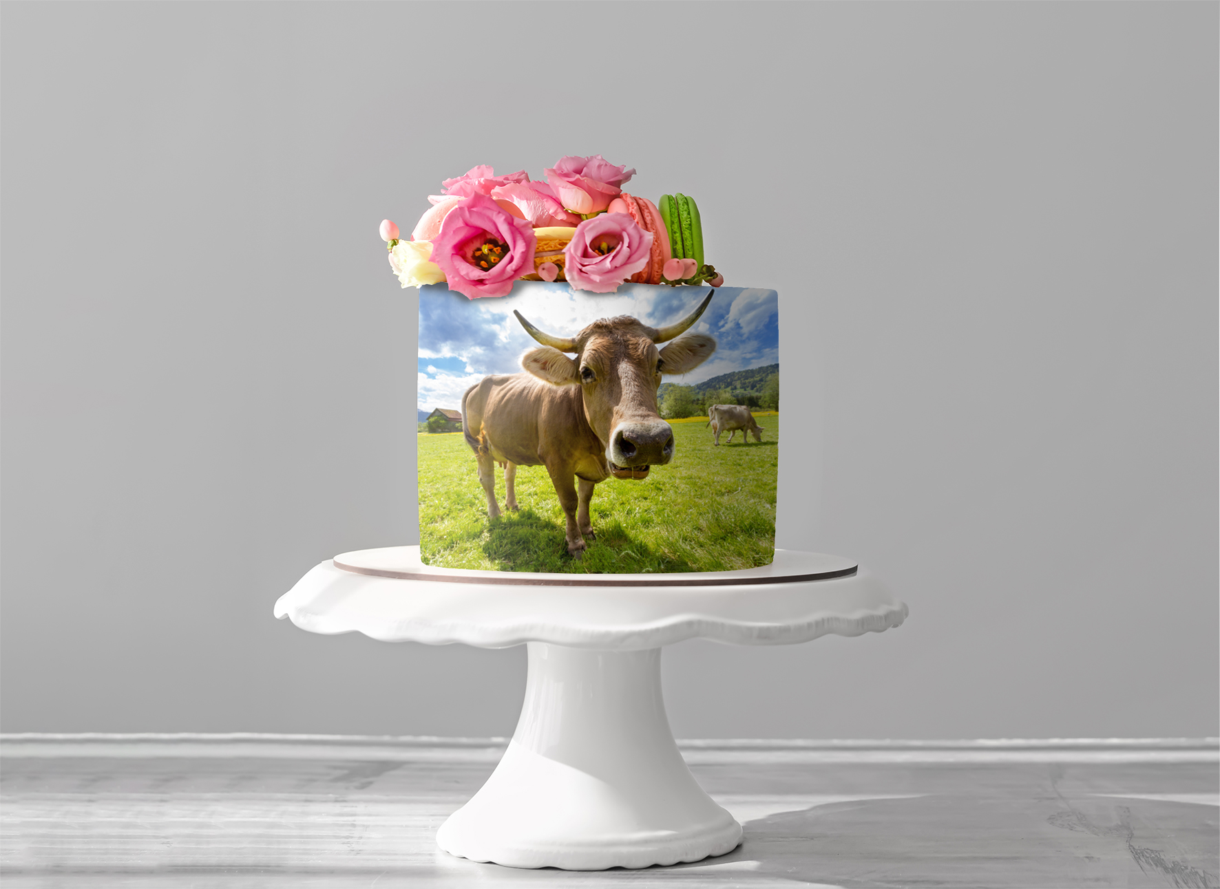 Deko Fondant Kuh
