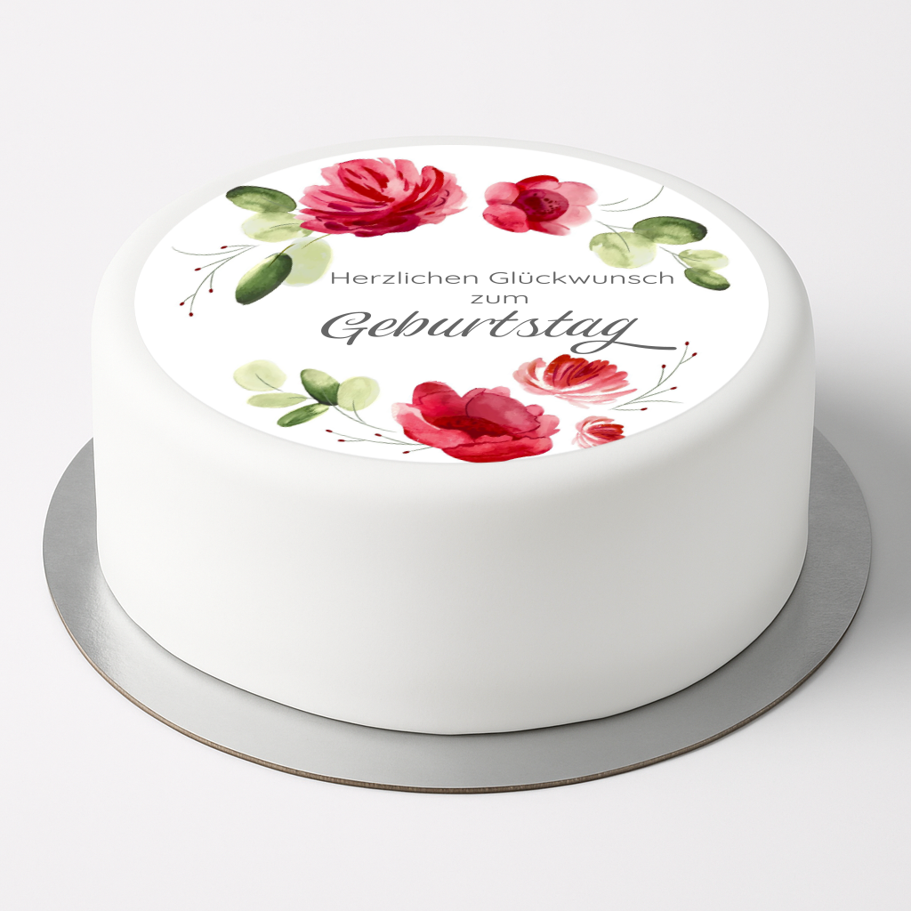 Tortenaufleger Geburtstag
