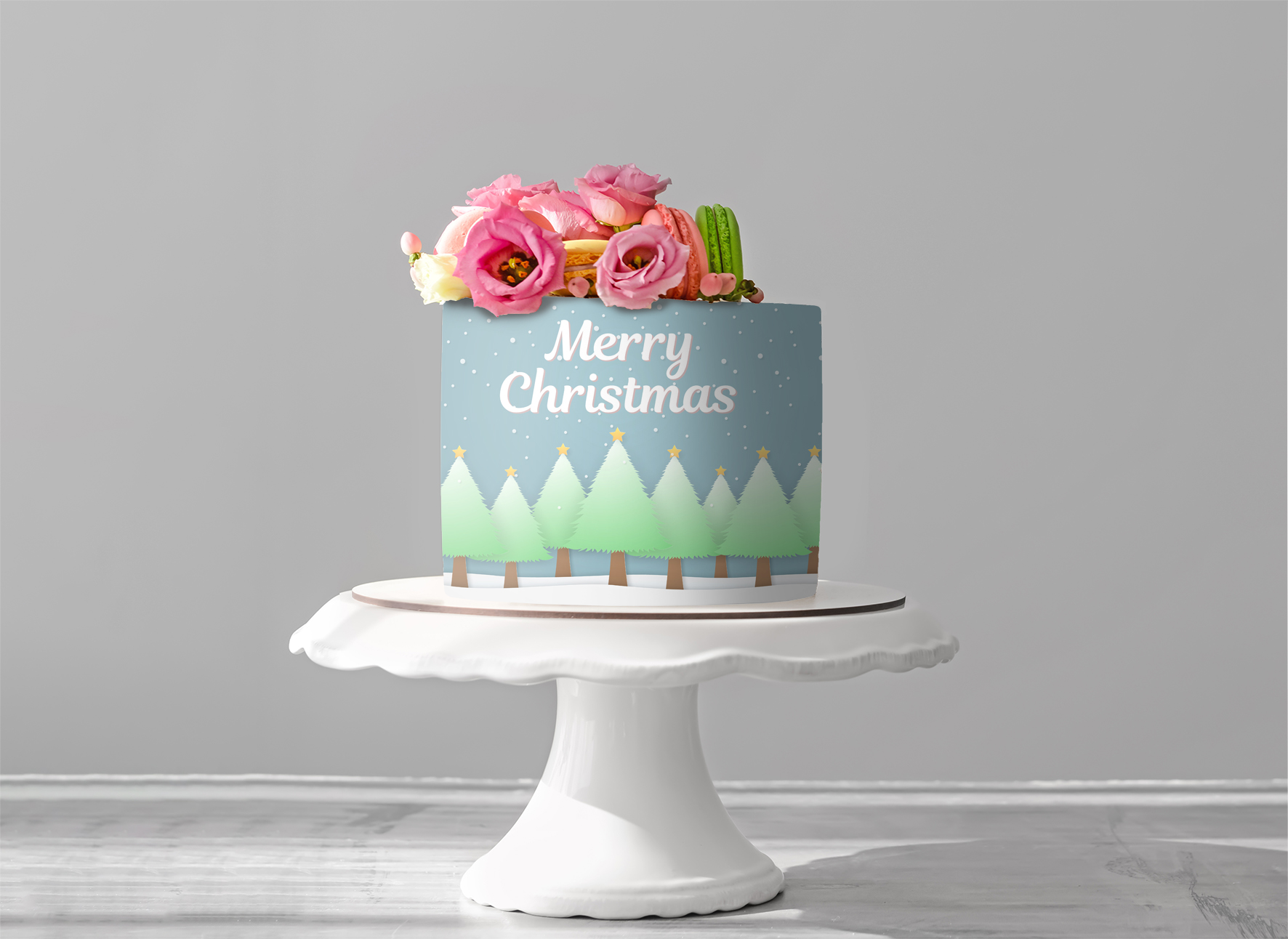 Deko Fondant Merry Christmas