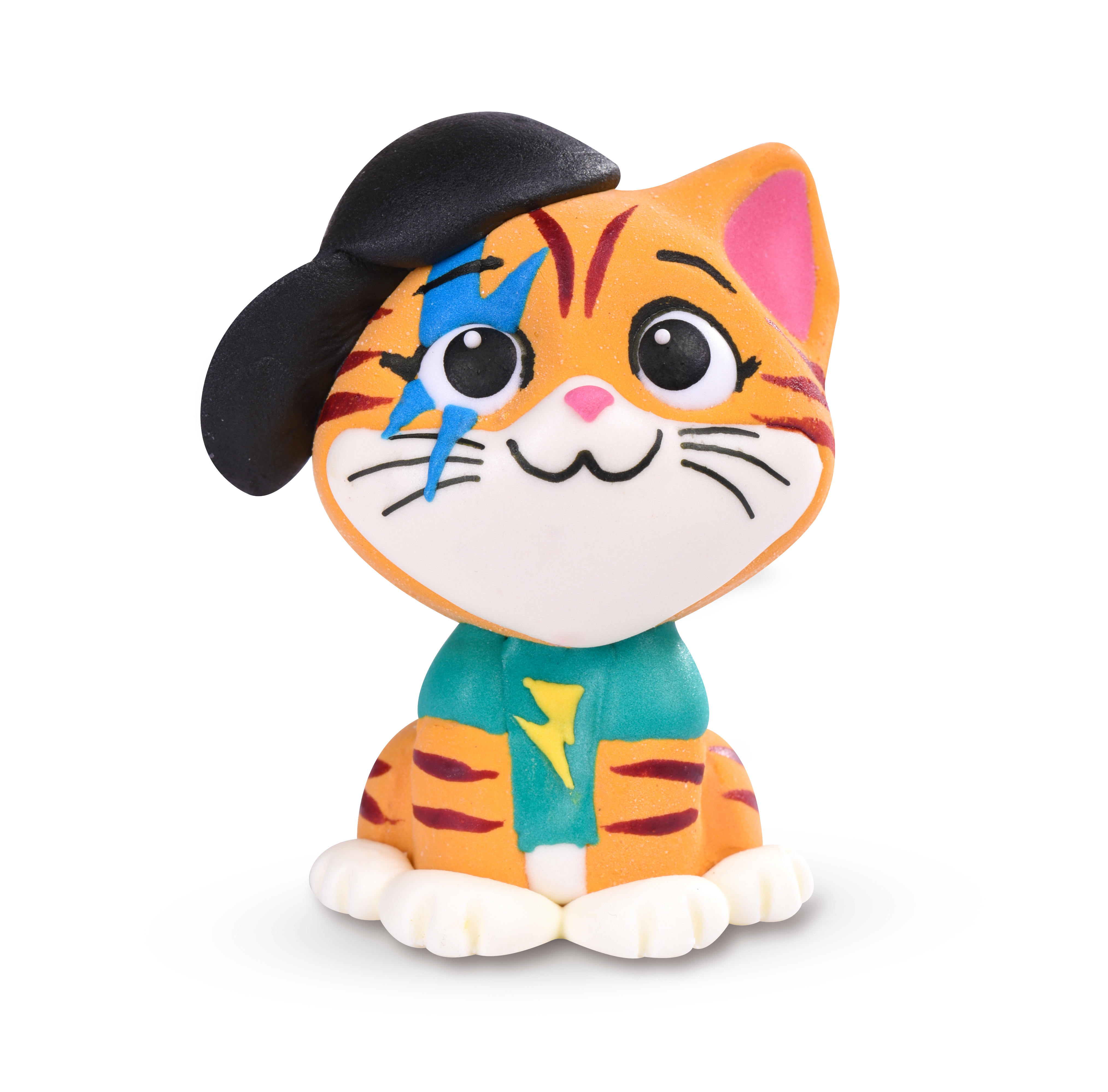 Katzen-Figuren-Set 4-teilig – Tortendeko für Katzenfans