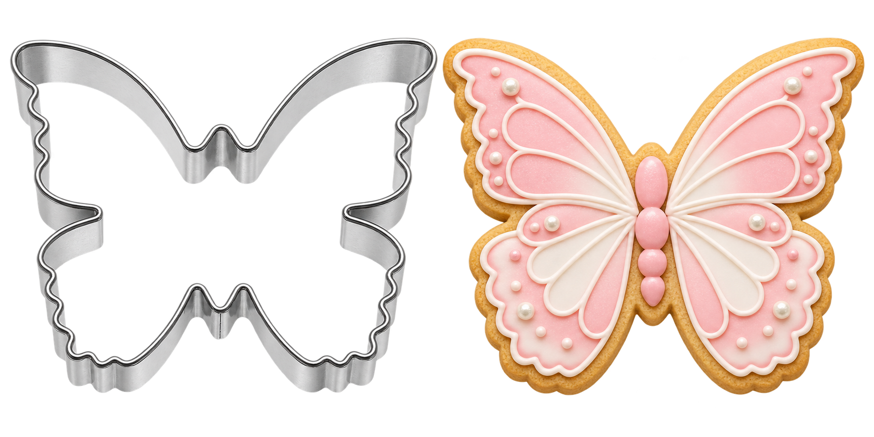 Ausstecher Schmetterling 4 cm – Keksausstecher Schmetterling A15