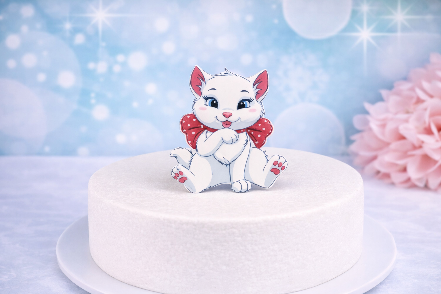 Essbarer Cake Topper Katze – Niedliche Tortendekoration für Katzenliebhaber
