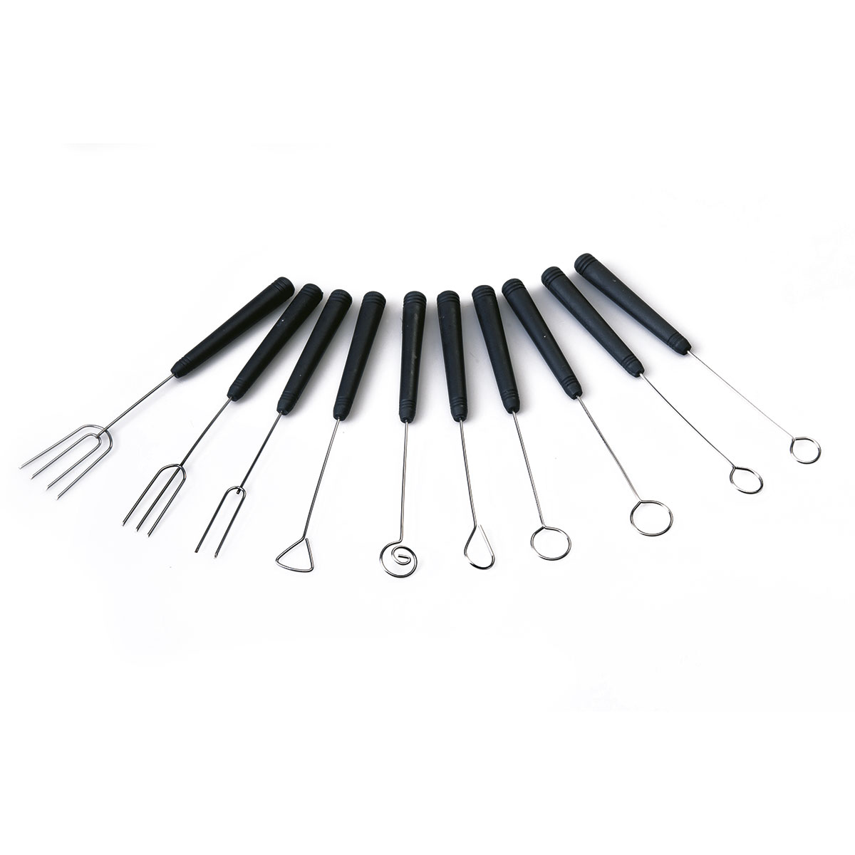 Martellato Pralinengabel-Set CHOCOFORK – 10-teilig | Pralinenwerkzeug aus Edelstahl