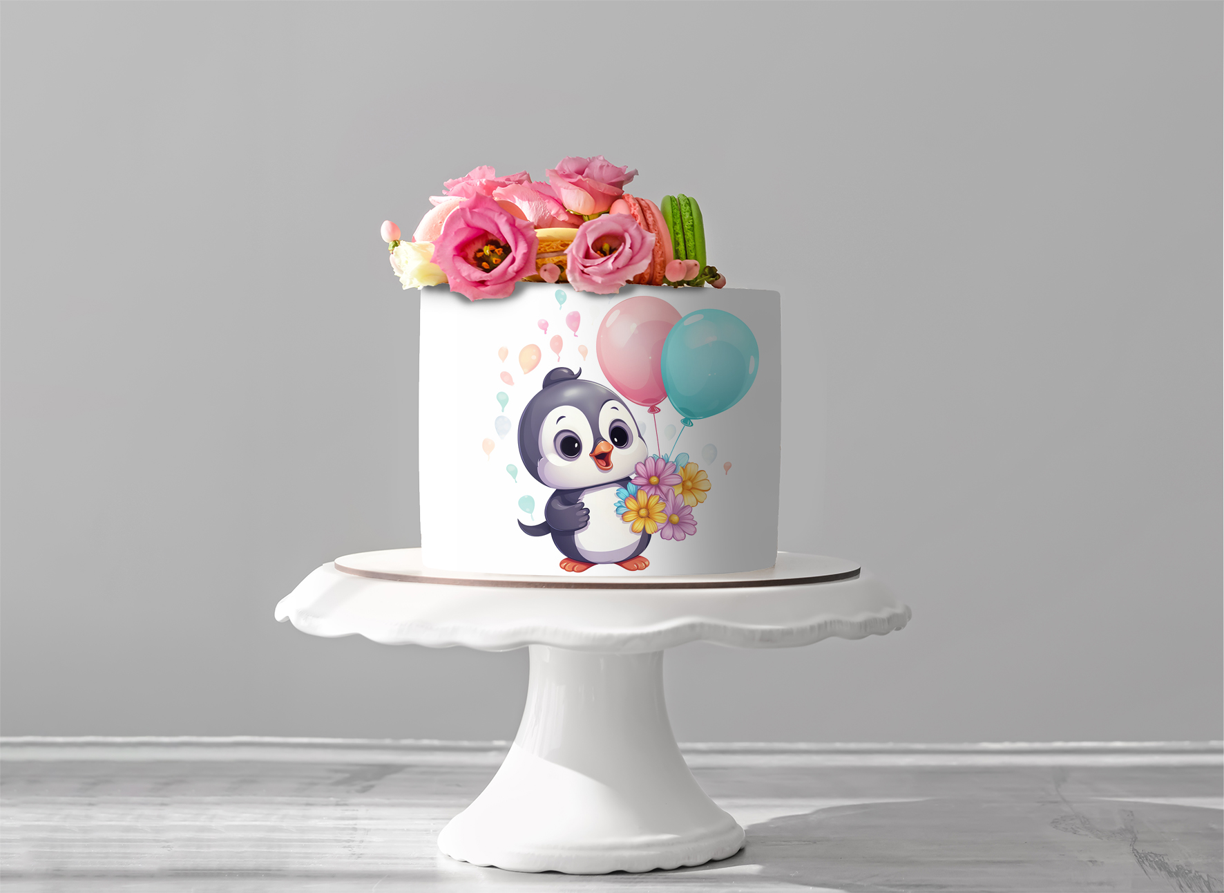 Deko Fondant Pinguin