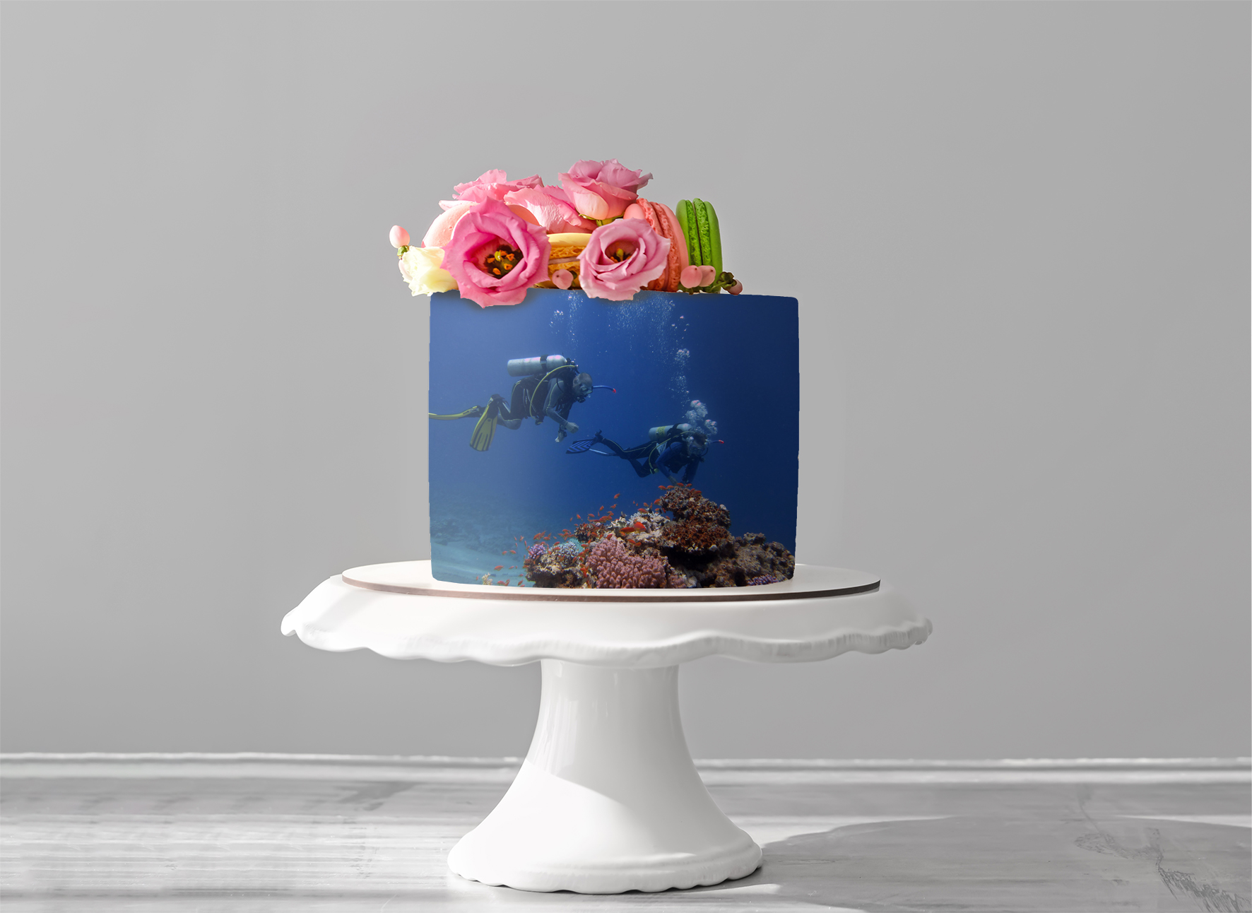 Deko Fondant  Taucher