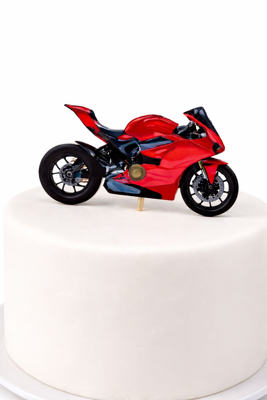 Cake Topper Motorrad – Fondant Tortendeko für Racing & Biker-Geburtstage
