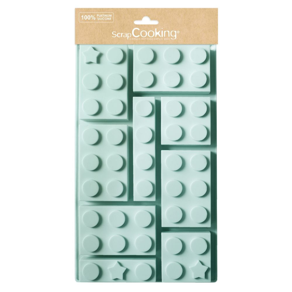 Silikonbackform Bausteine 