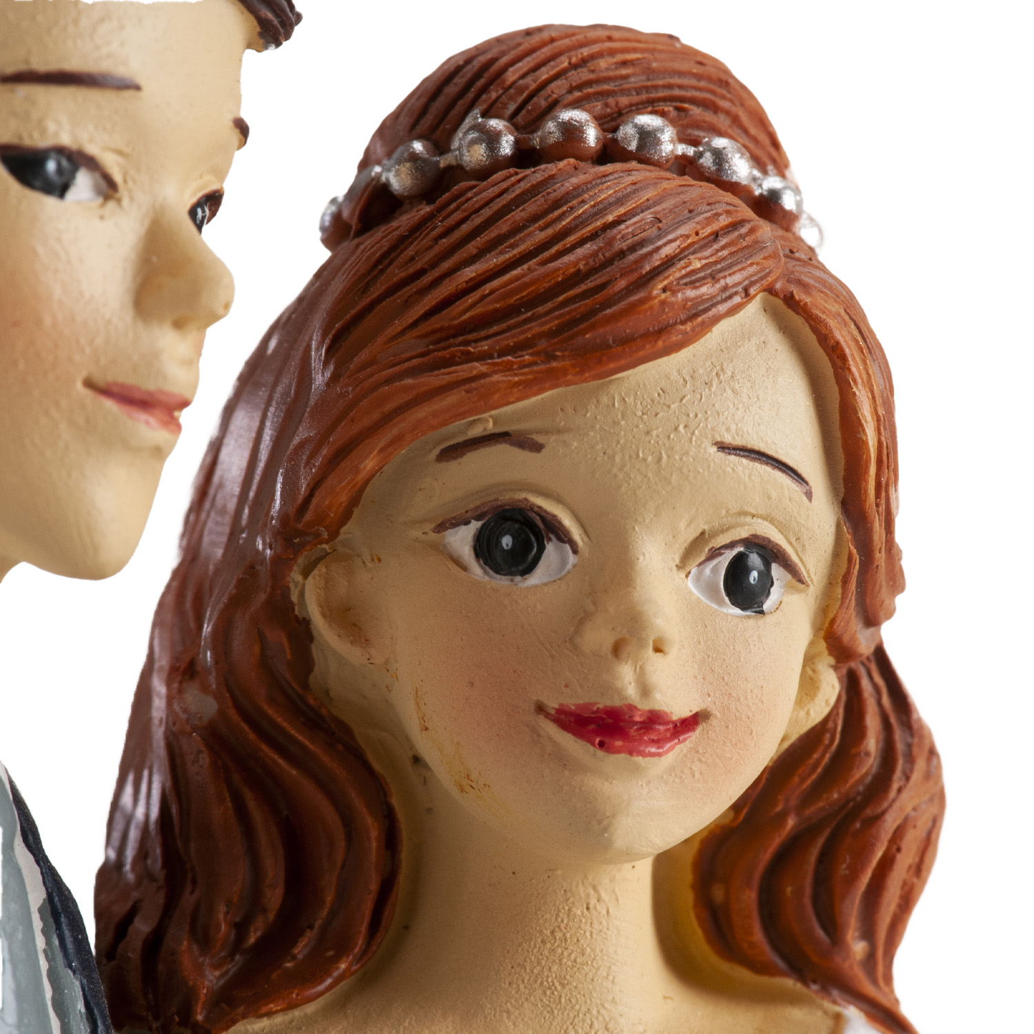 Hochzeitsfigur Brautpaar Hand in Hand