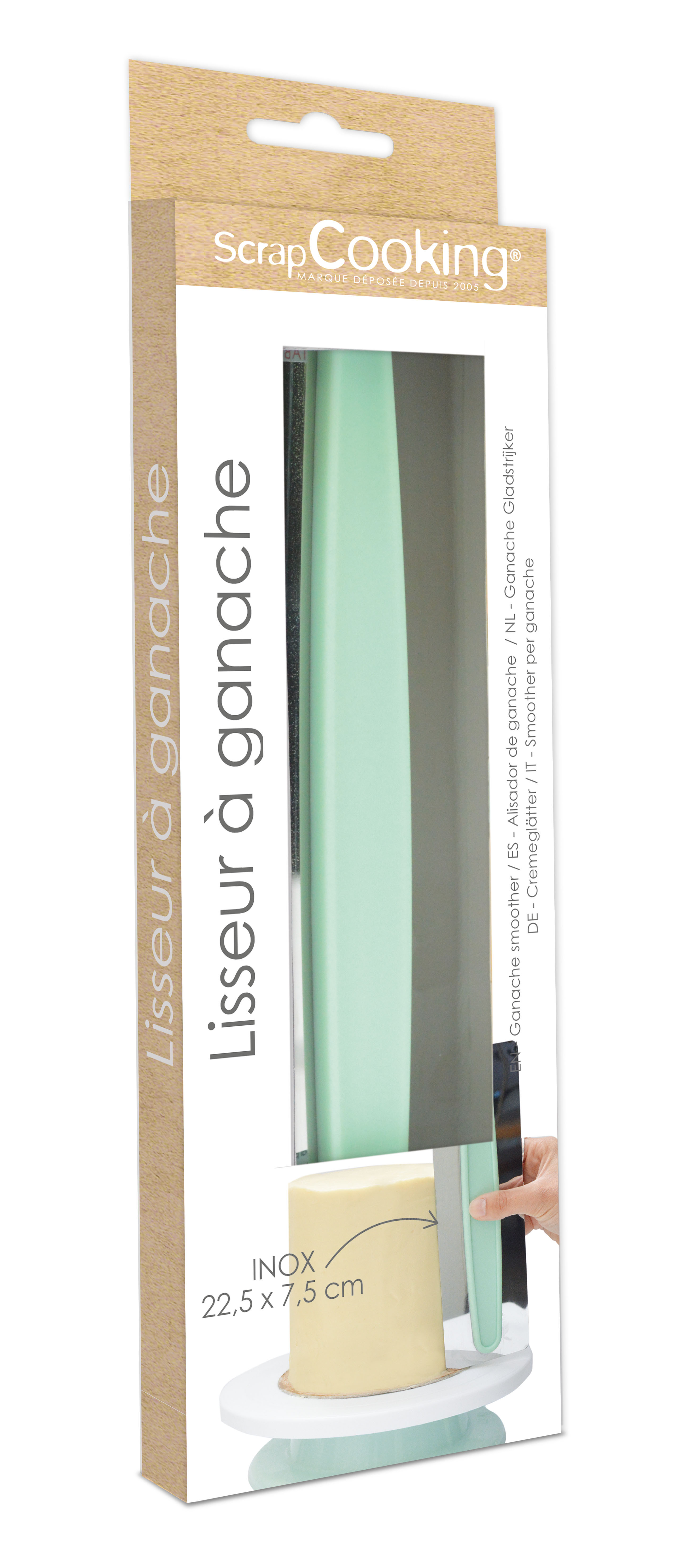 Ganache-Glätter Edelstahl-Glätter für perfekte Oberflächen Ganache-Glätter Edelstahl-Glätter für perfekte Oberflächen