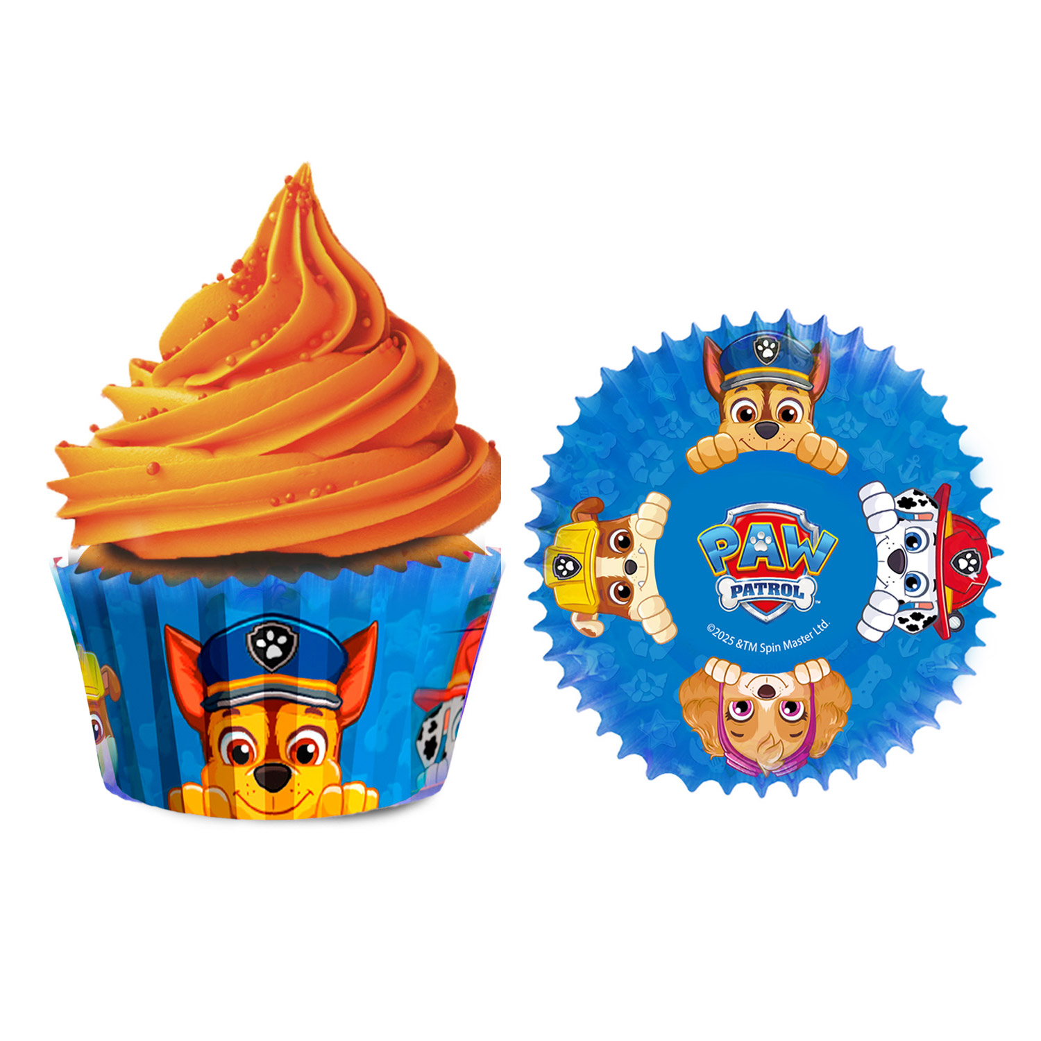 Cupcake Förmchen Paw Patrol Muffinförmchen blau