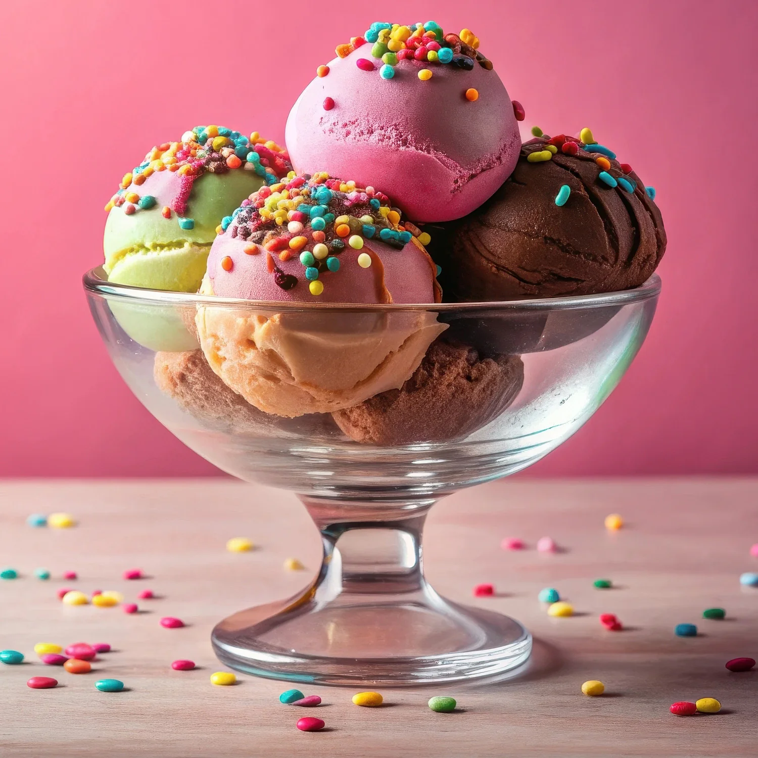 DekoCrunchies Karamell 100 g – Knusprige Zuckerdekoration mit Karamellgeschmack für Torten, Cupcakes & Desserts