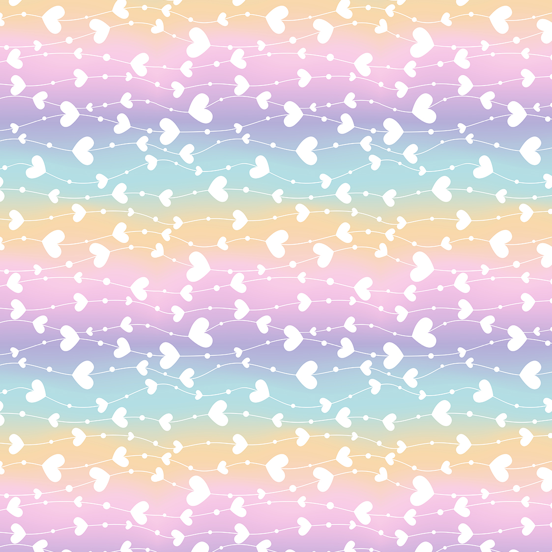 Schokoladen Transferfolie Abziehfolie Herzen Regenbogen