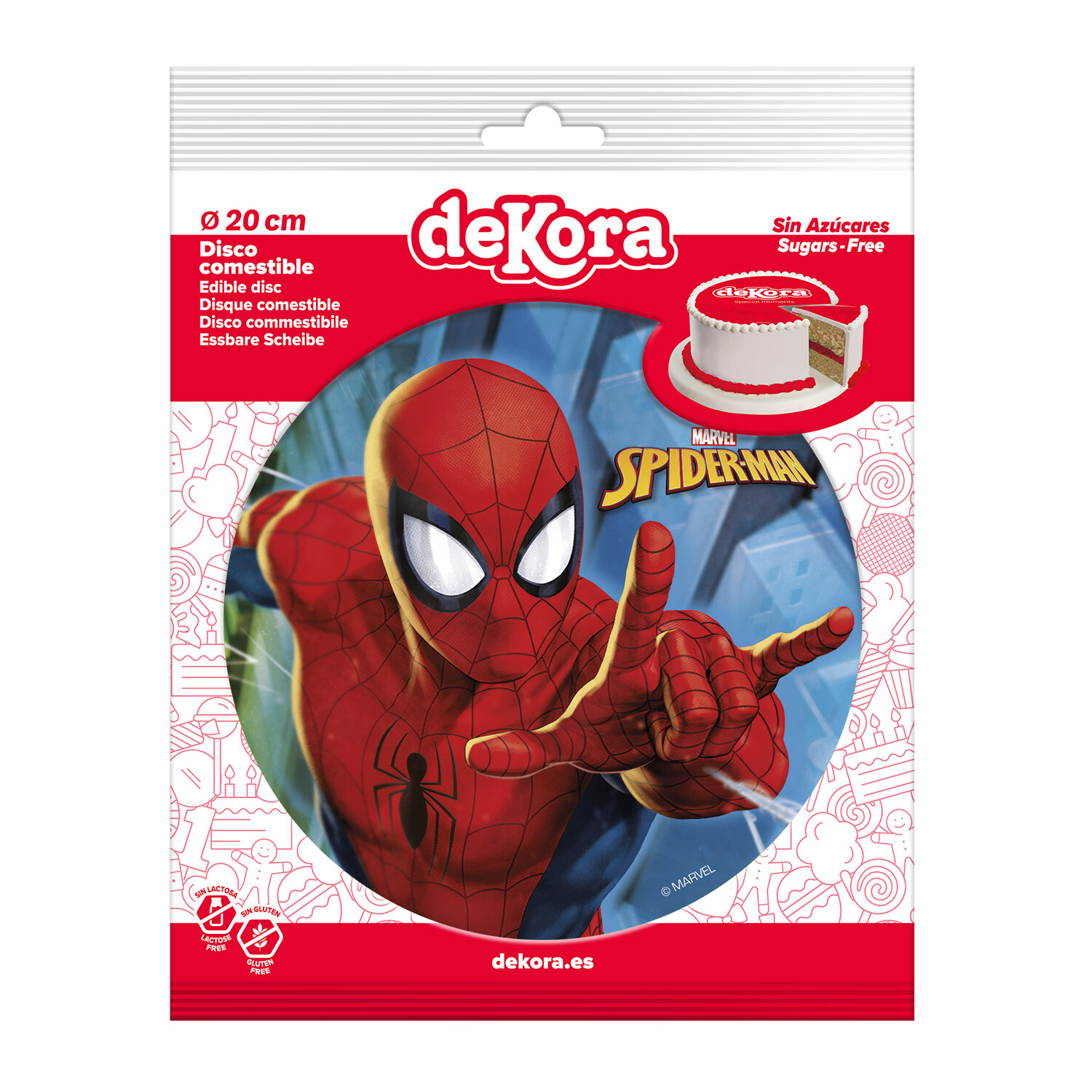 Tortenaufleger Spiderman 20cm