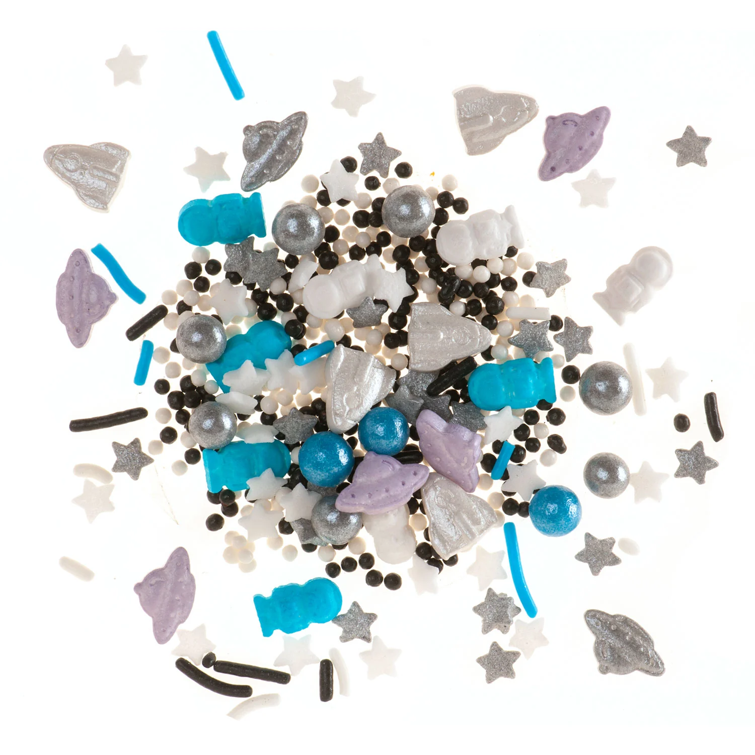 Astronaut Streusel Mix 70 g – Weltraum Zuckerdekor für Torten & Cupcakes