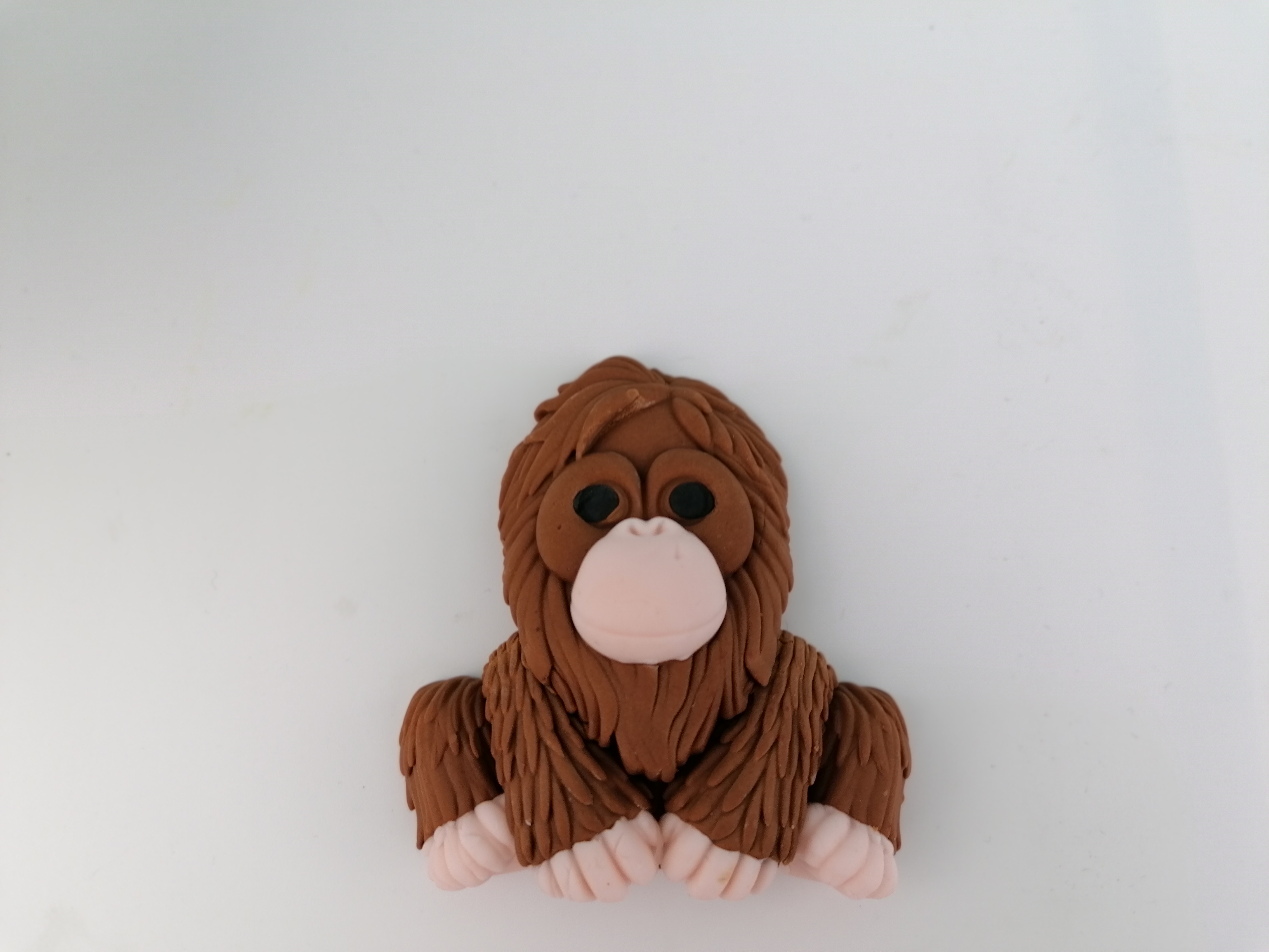 2D-Fondantfigur Orang-Utan