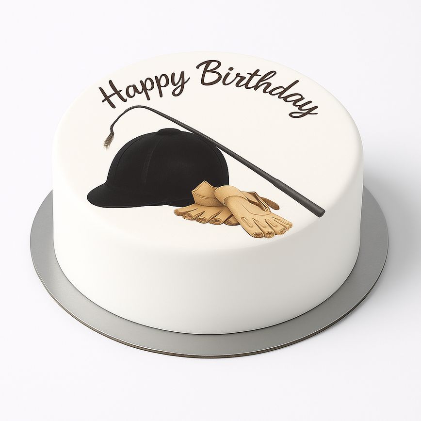 Tortenaufleger  Geburtstag Reiter
