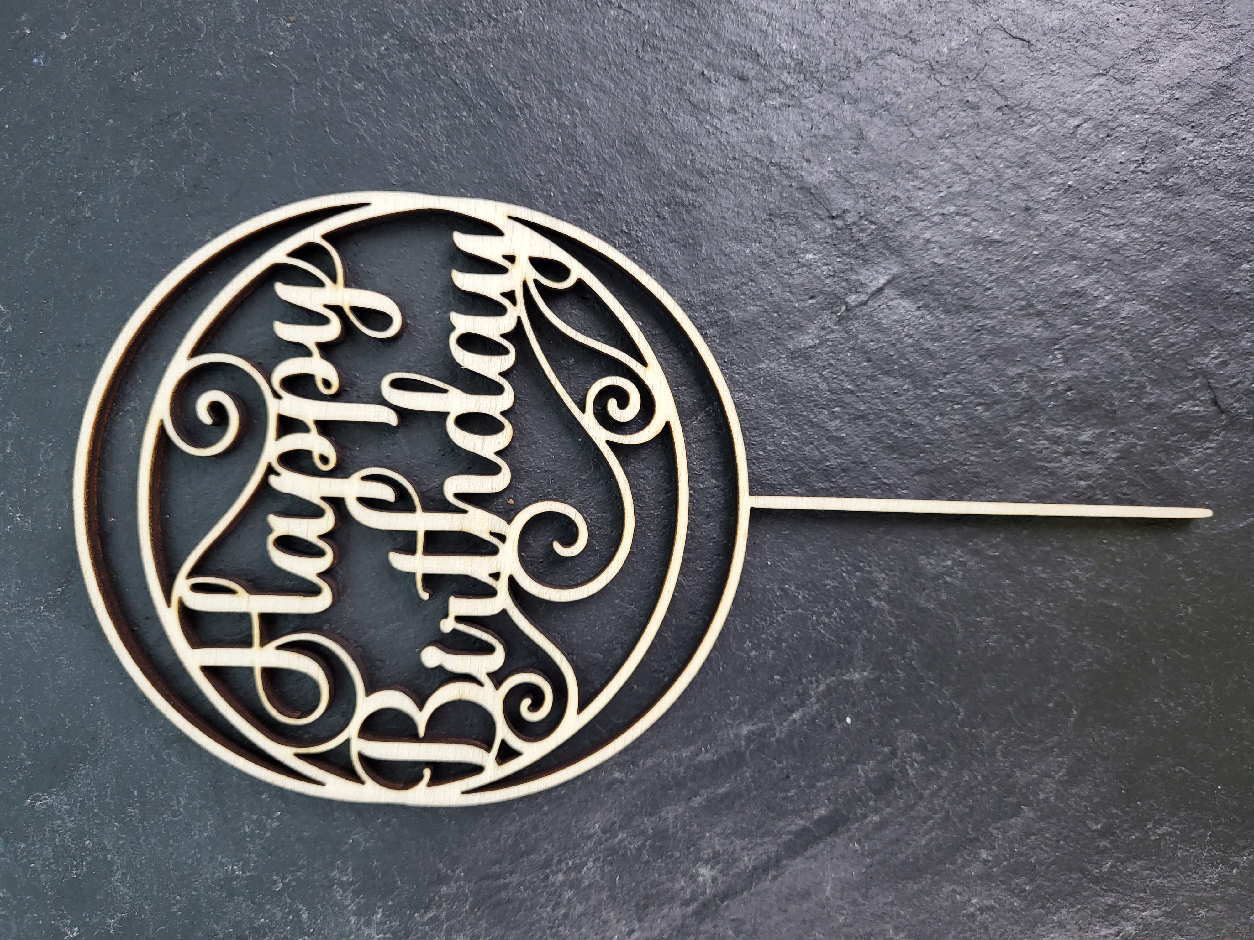 Cake Topper Happy Birtdhay 