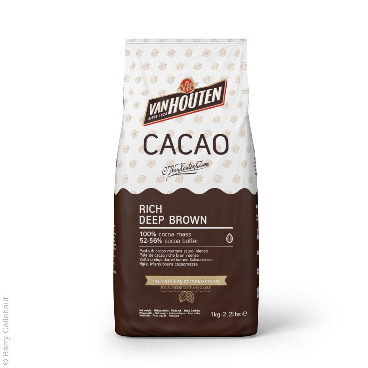 Van Houten Rich  Deep Brown Kakaopulver  1kg