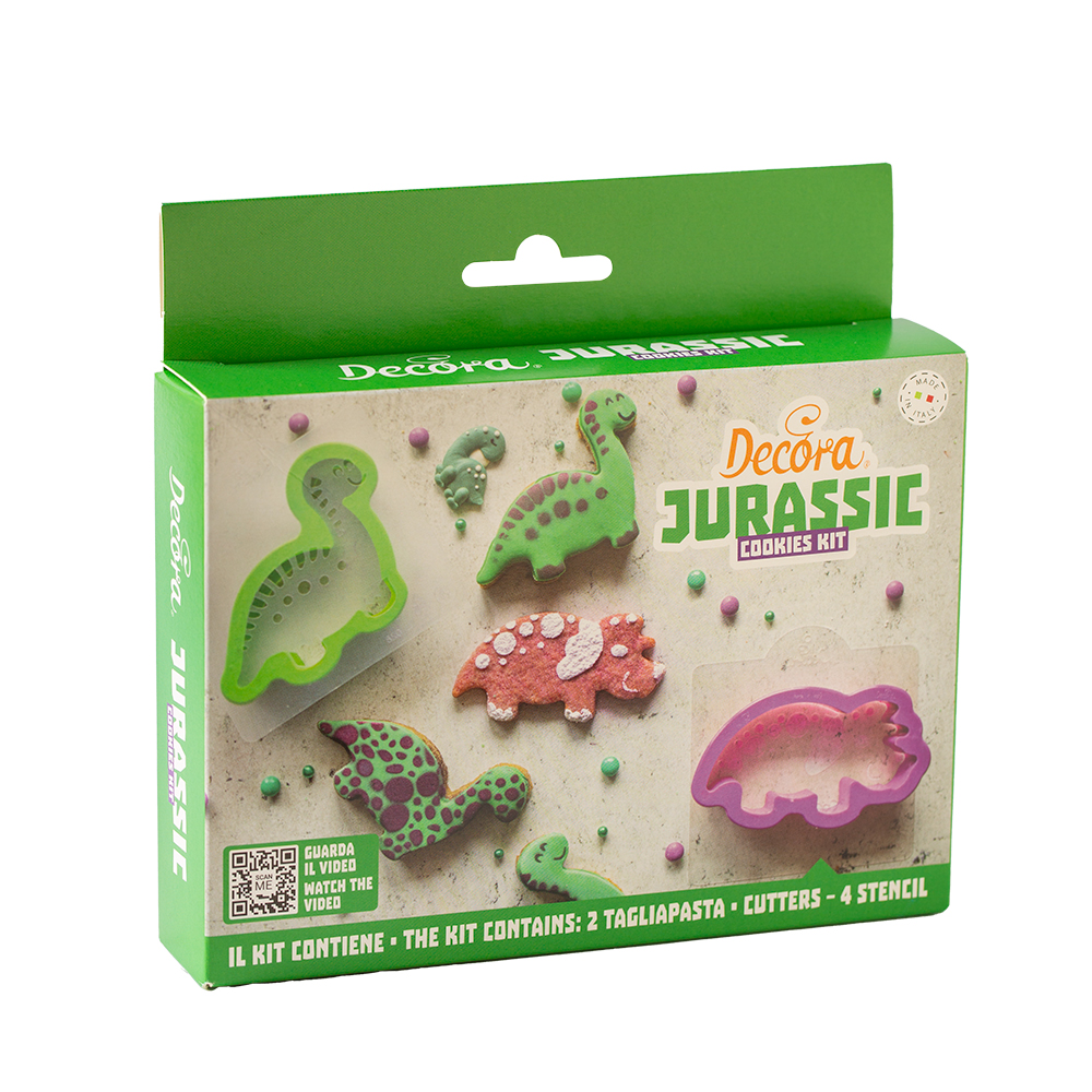 Dino-Ausstecher & Schablonen-Set – 6-teilig
