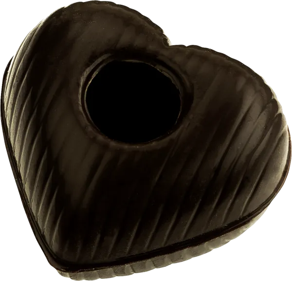 Pralinen Medium-Herz Hohlkörper Zartbitter