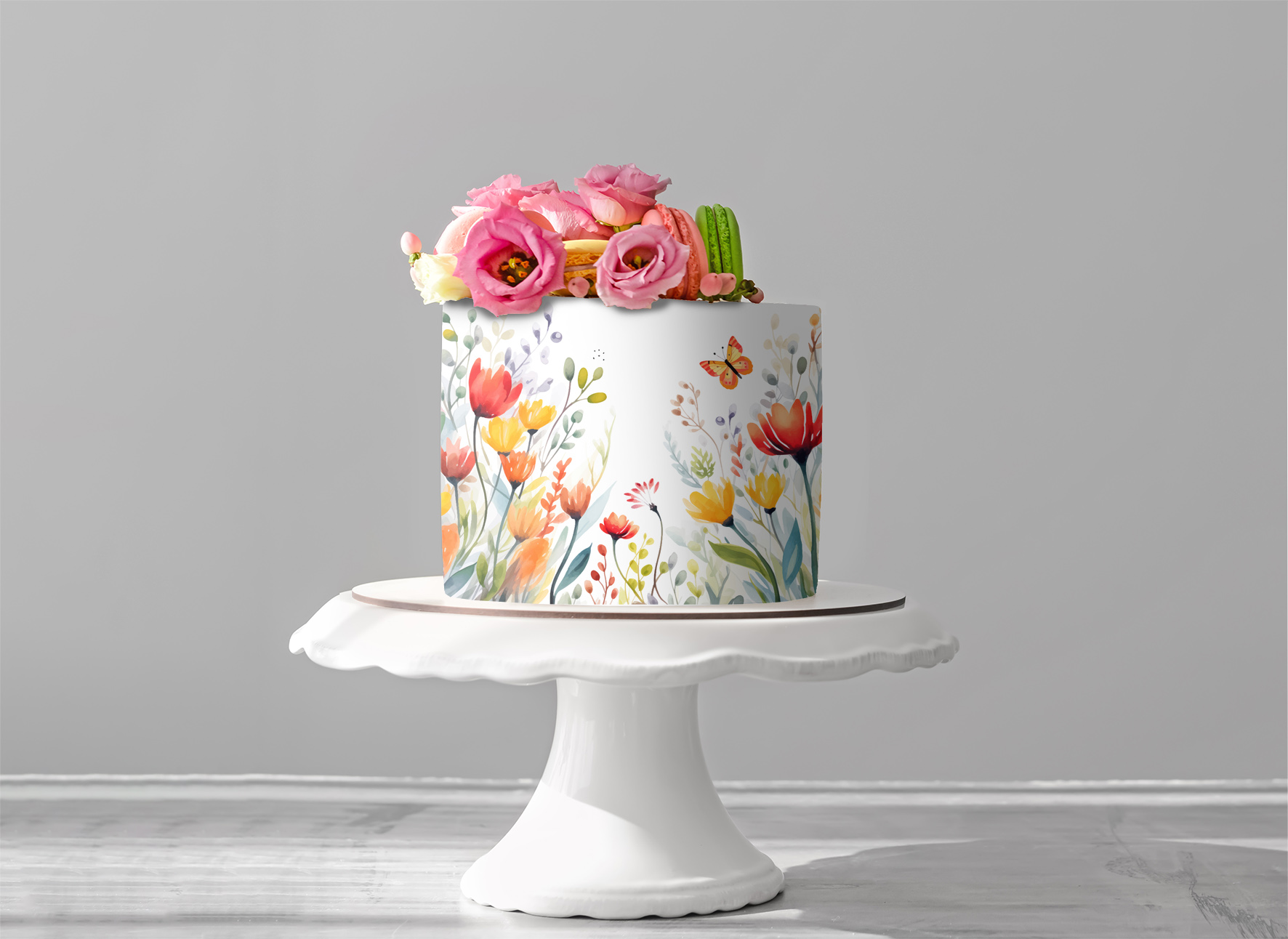 Deko Fondant Blumenwiese
