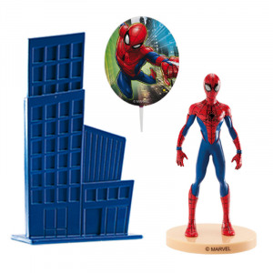 Spiderman Cake Topper Dekorations Set