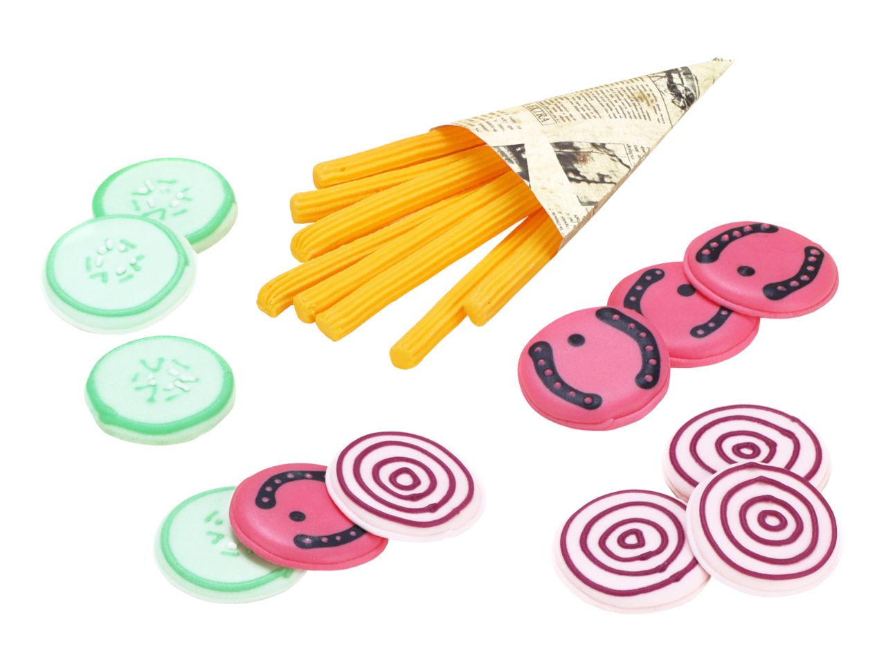 Zuckerdekor Burger Set 
