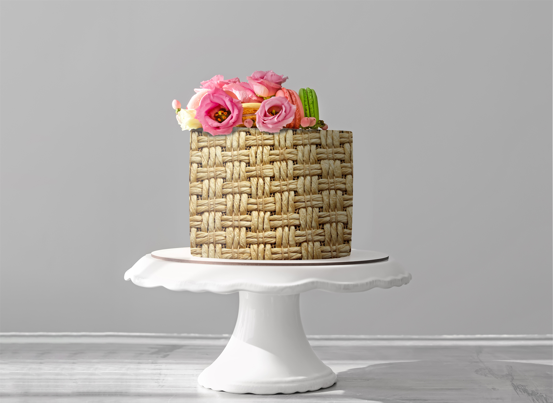 Deko Fondant Korb