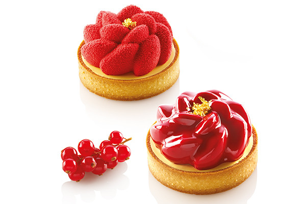 Silikomart Kit Tarte Ring Fleur Ø 80 mm