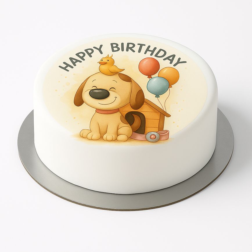 Tortenaufleger Geburtstag Hund