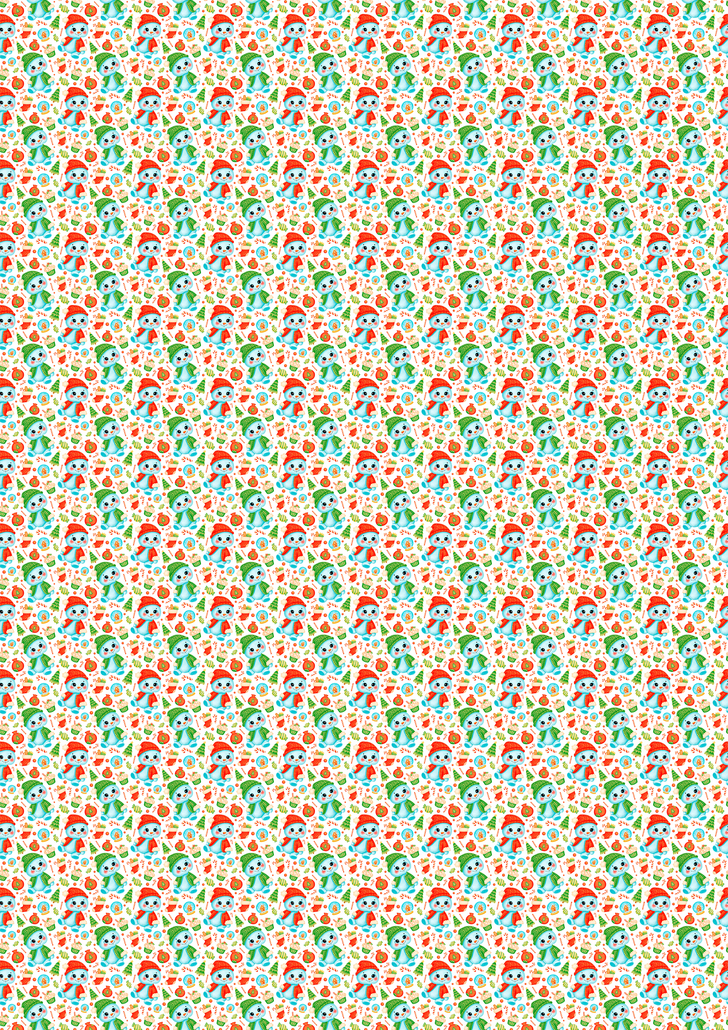 Schokoladen Transferfolie Schneemann