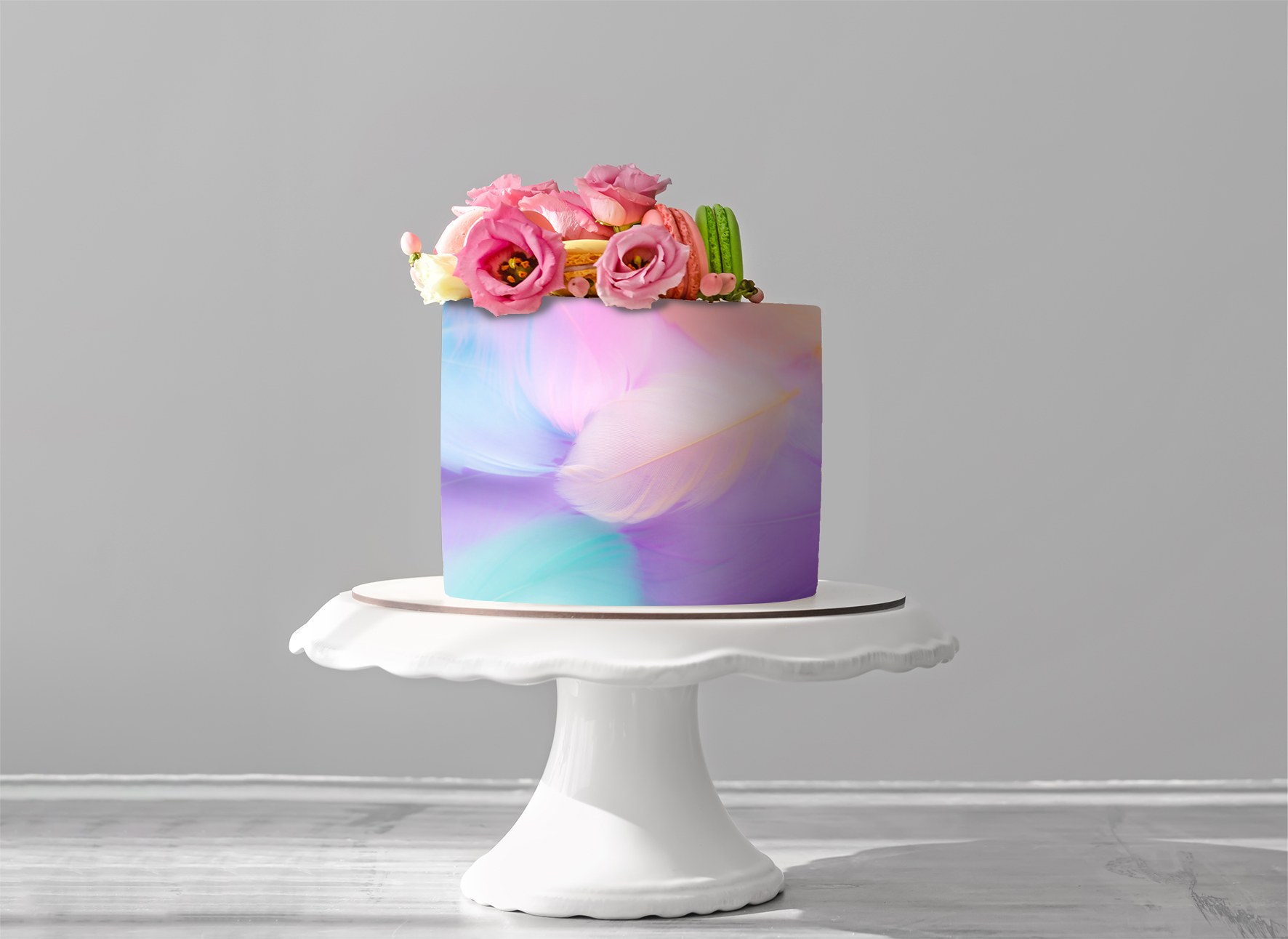 Deko Fondant Federn