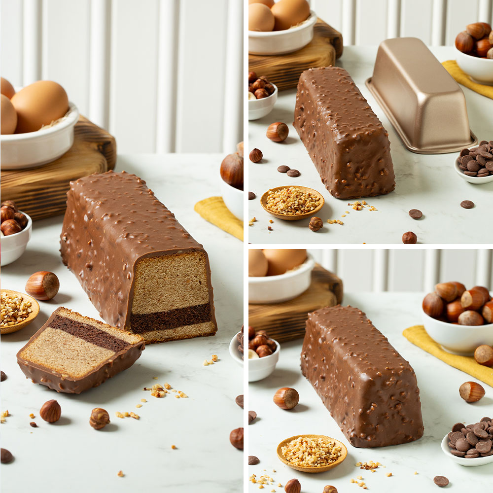 SlimCake Roségold-Linienform