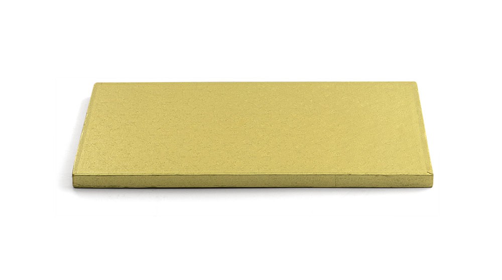 Tortenplatte gold 40 x 60mm, 1,2 cm stark
