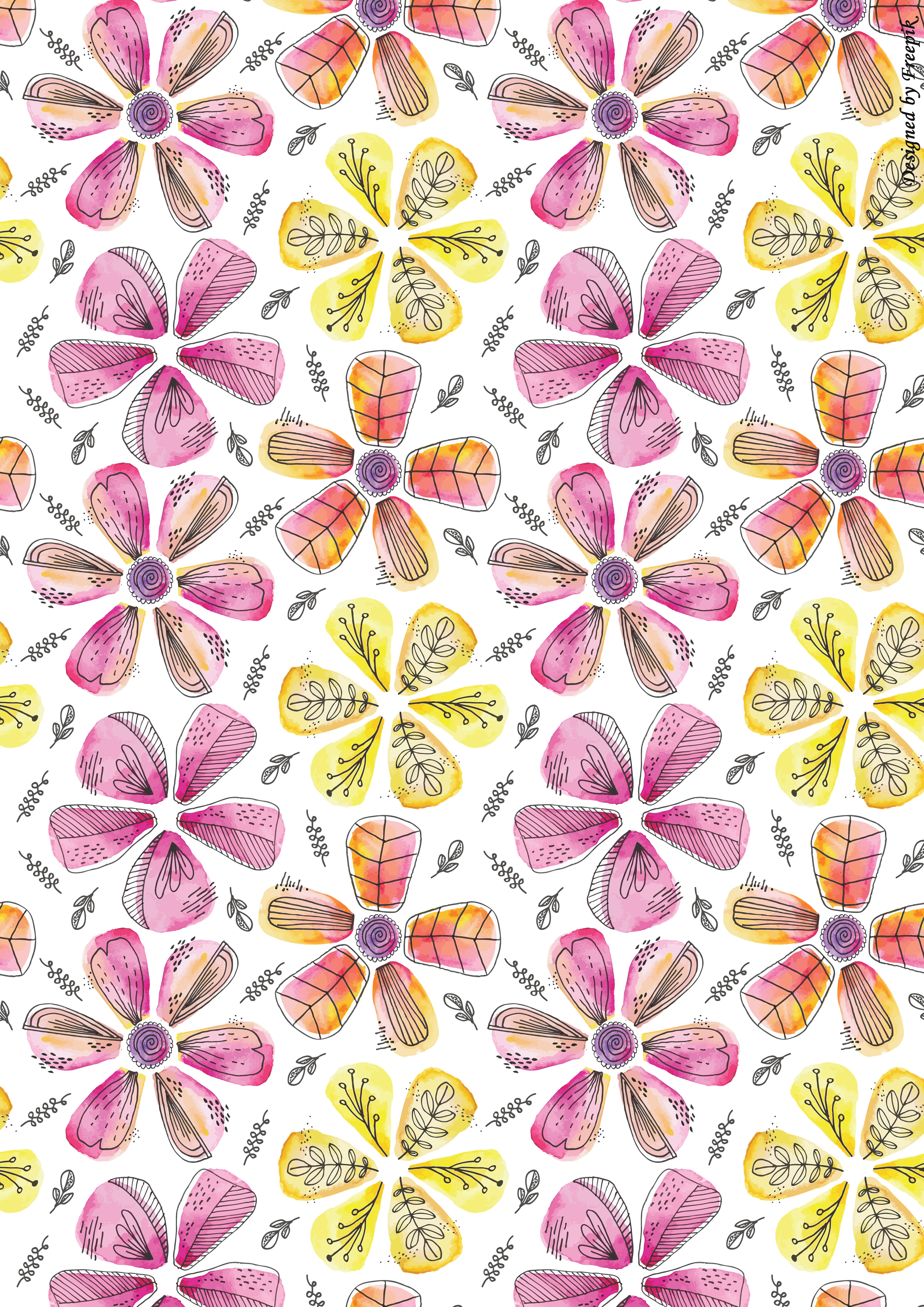 Wafer Paper / Oblatenpapier Blumen