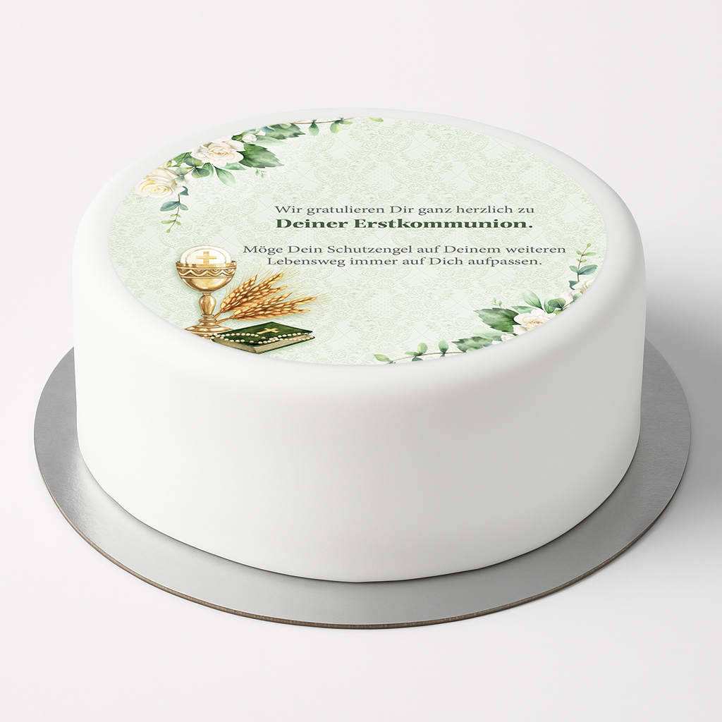 Tortenaufleger Erstkommunion 