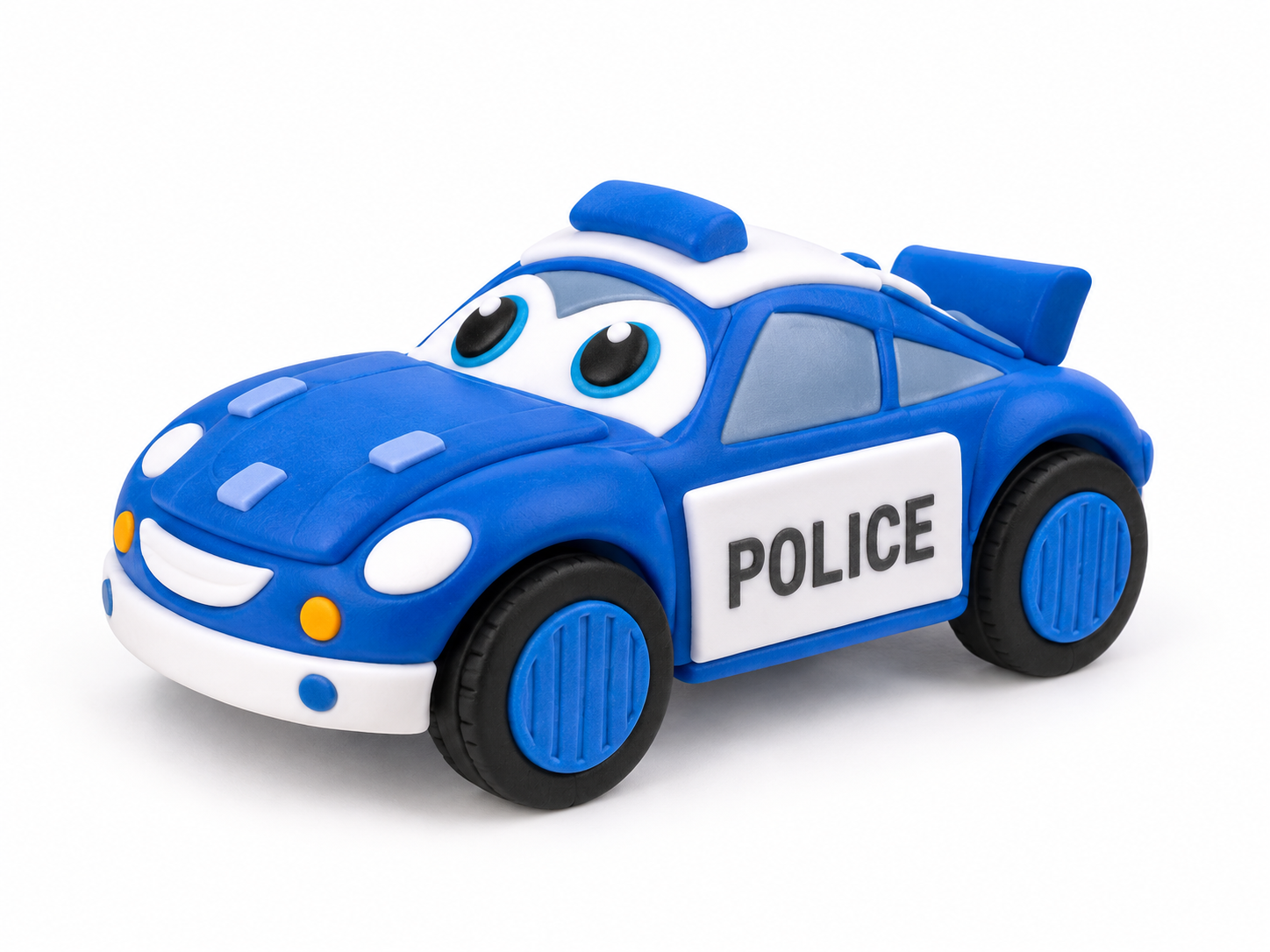 🚓 Cake Topper XXL Polizeiauto – handmodellierte Tortenfigur