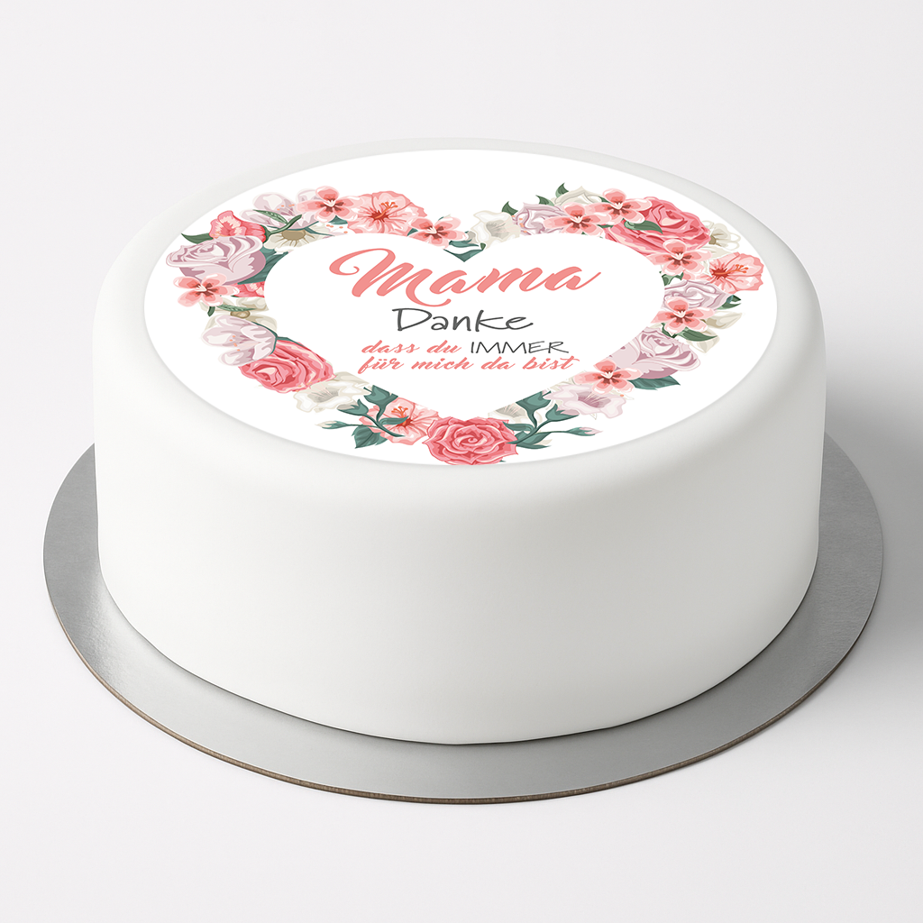 Tortenaufleger Muttertag