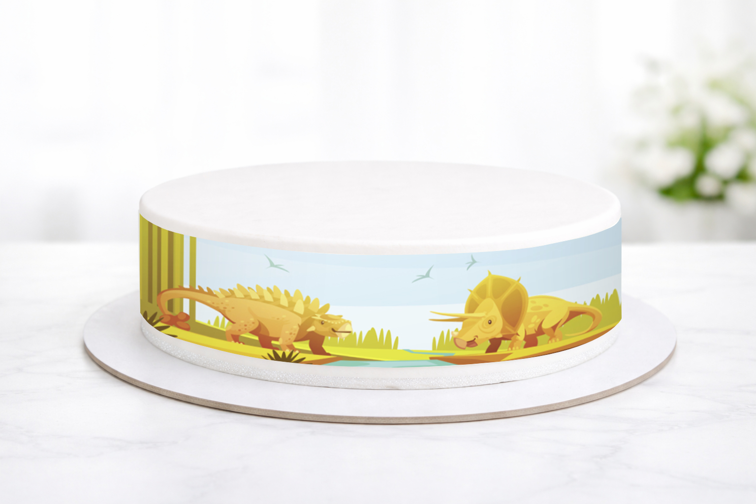 Tortenband Dinosaurier