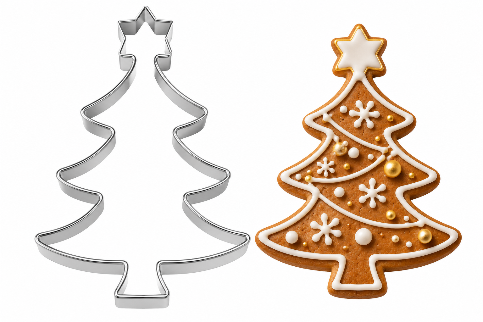 Lebkuchenausstecher Christbaum B6