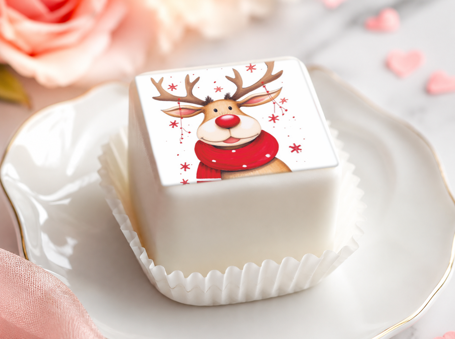 Petit Four Aufleger Weihnachten