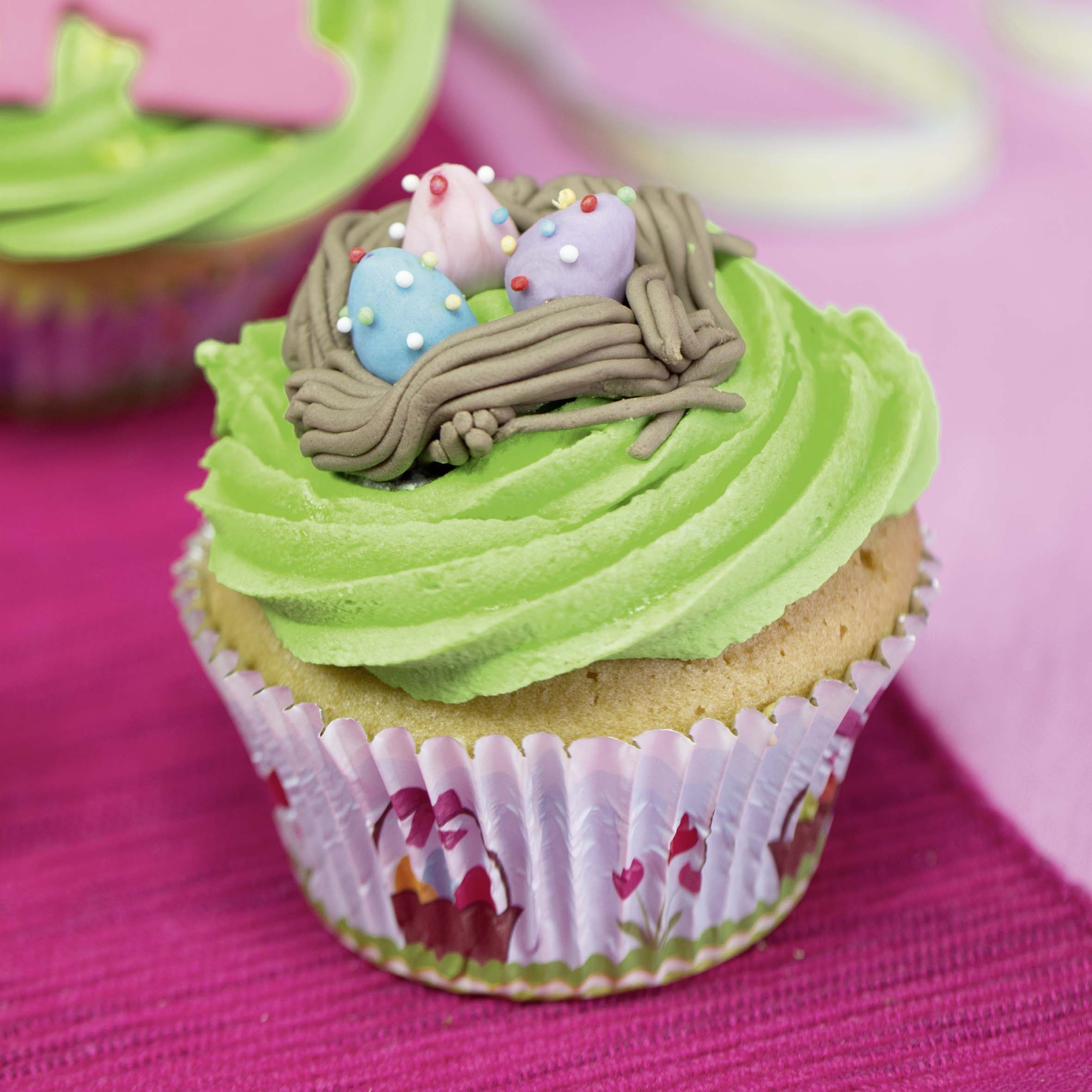 Papier-Backförmchen Osterhäschen – 50 Stück