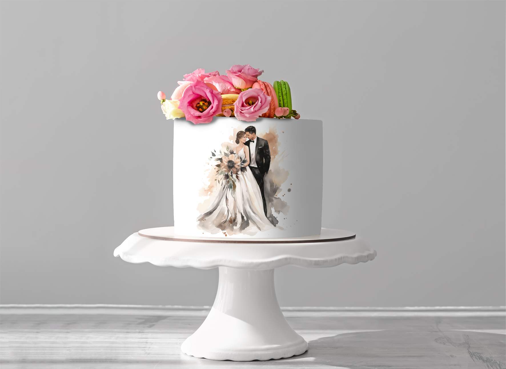 Deko Fondant Wedding