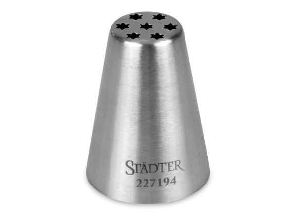 Blütenstempeltülle Fine Line 6 x 4 mm – Spritztülle aus Edelstahl