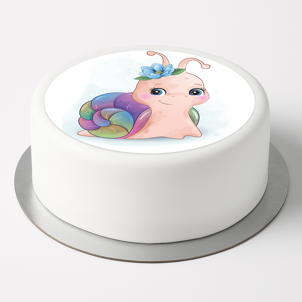 Tortenaufleger Schnecke  Tortenaufleger Schnecke