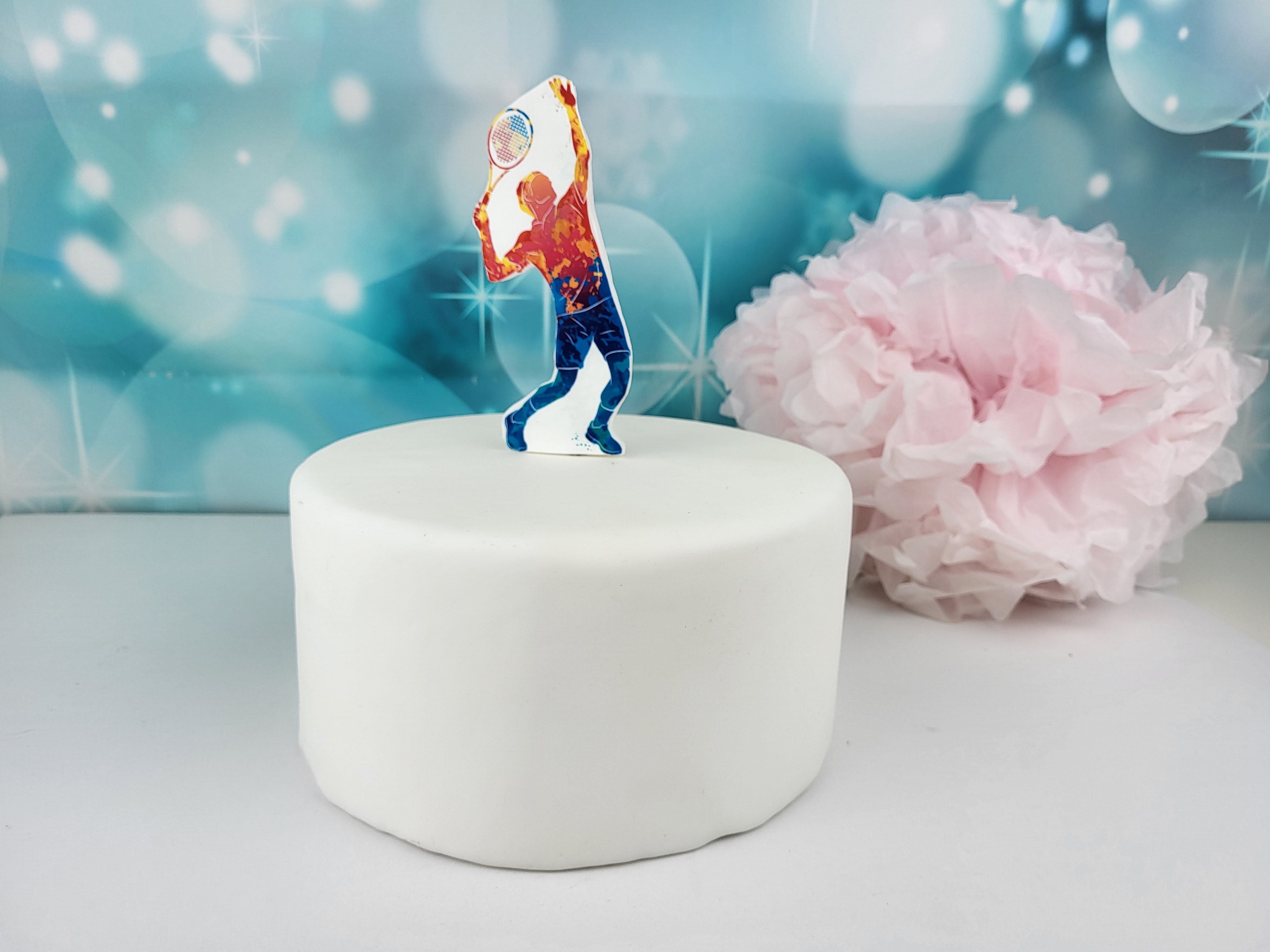 Cake Topper Tennisspieler