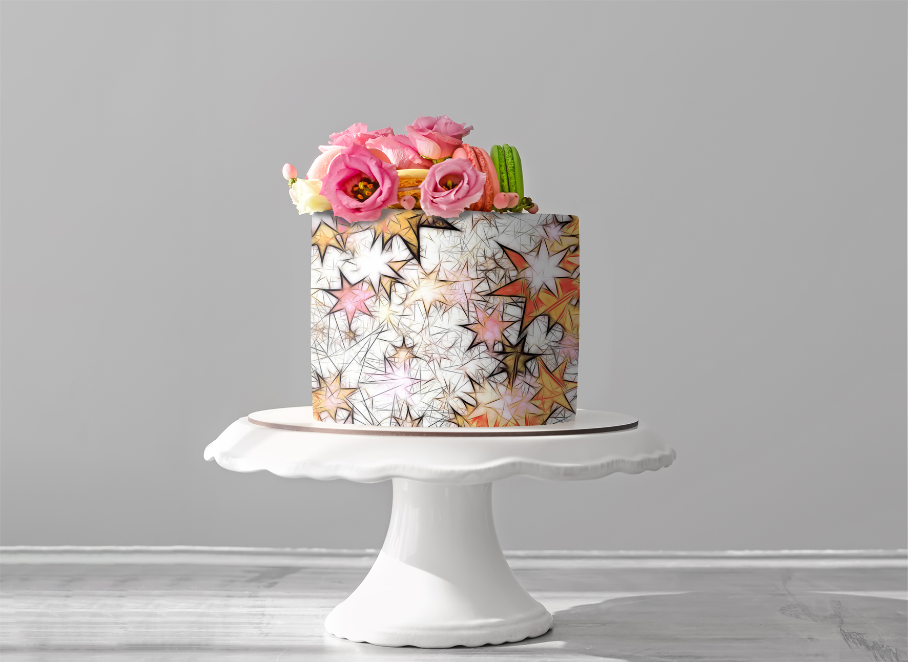 Deko Fondant Sterne