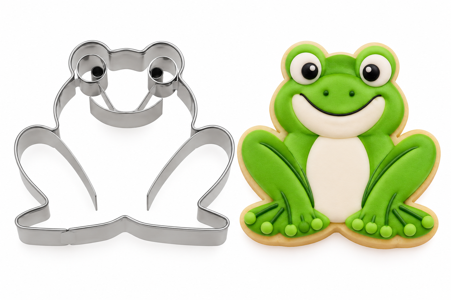 Ausstecher Frosch – Keksausstecher 6 cm für süße Frosch-Kekse