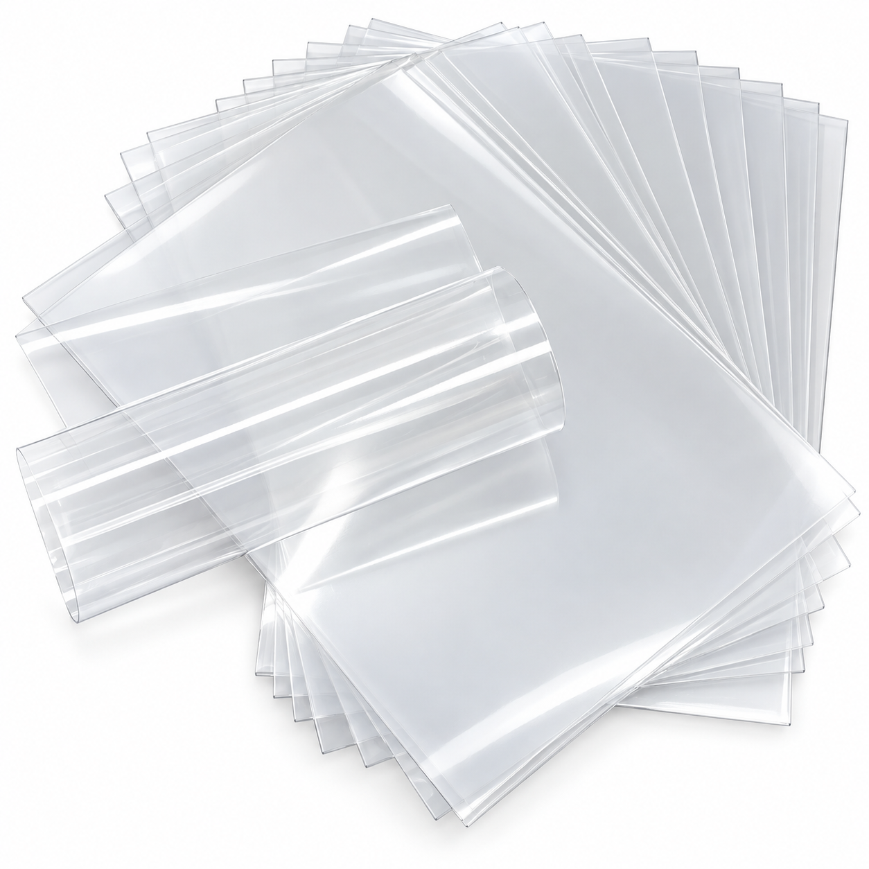 Tortenfolie transparent 180 × 120 mm – 500 Stück
