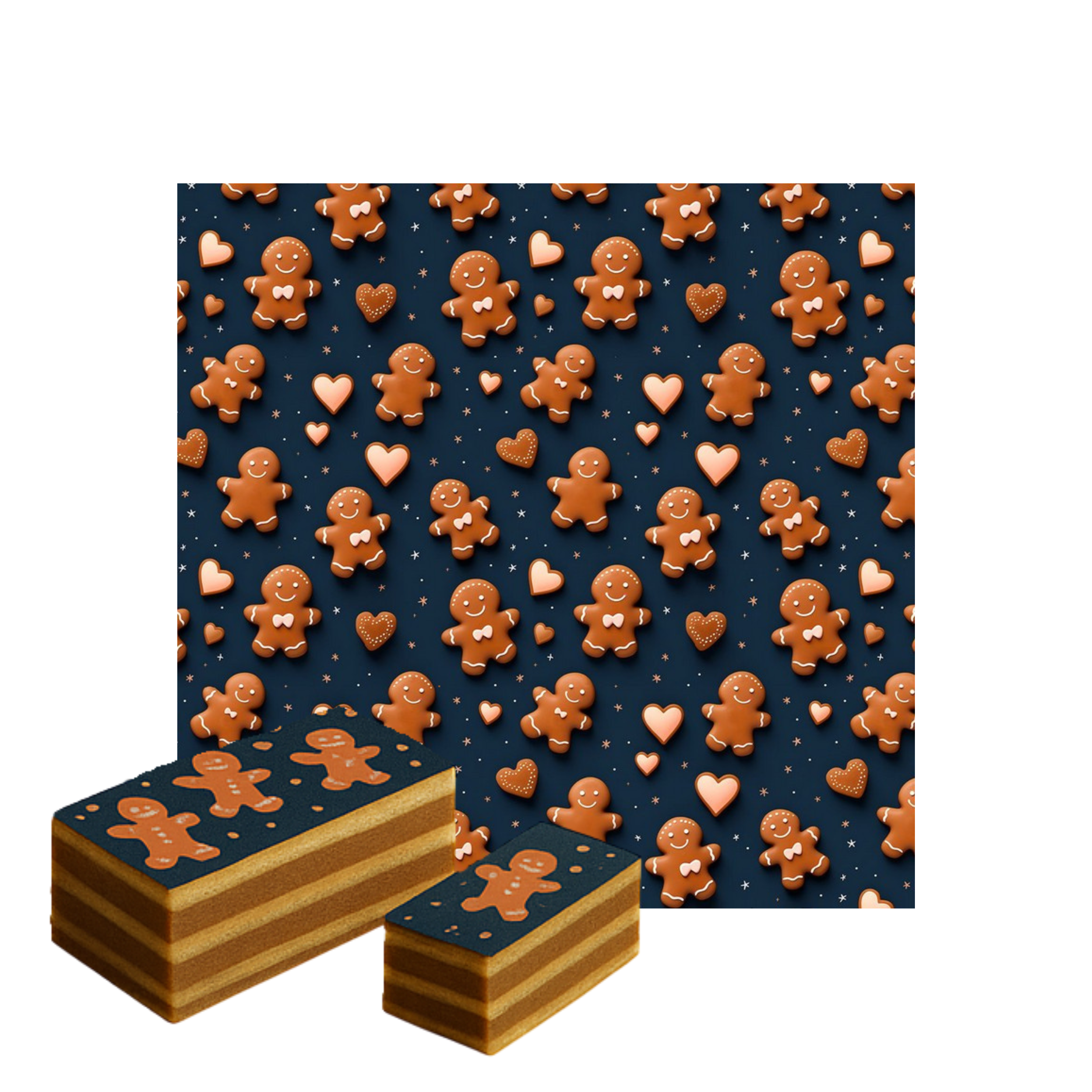 Oblaten für Oblatenschnitten Lebkuchenmann 